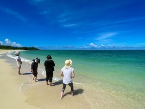 貸切のようなビーチで ⛱️