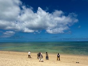 砂浜を貸切りです!